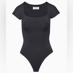babaton contour straight neck bodysuit